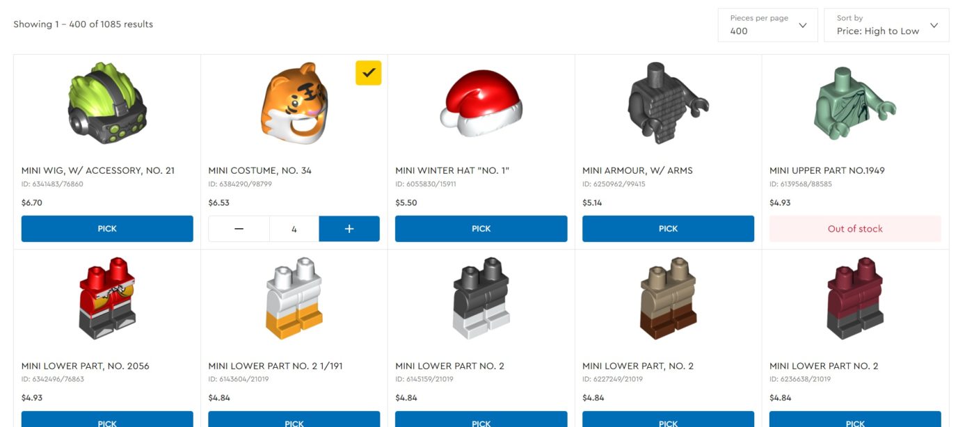 LEGO Pick a Brick online updates, Novelty restocks - August 2022 (PS: Sheep  are back!) - Jay's Brick Blog