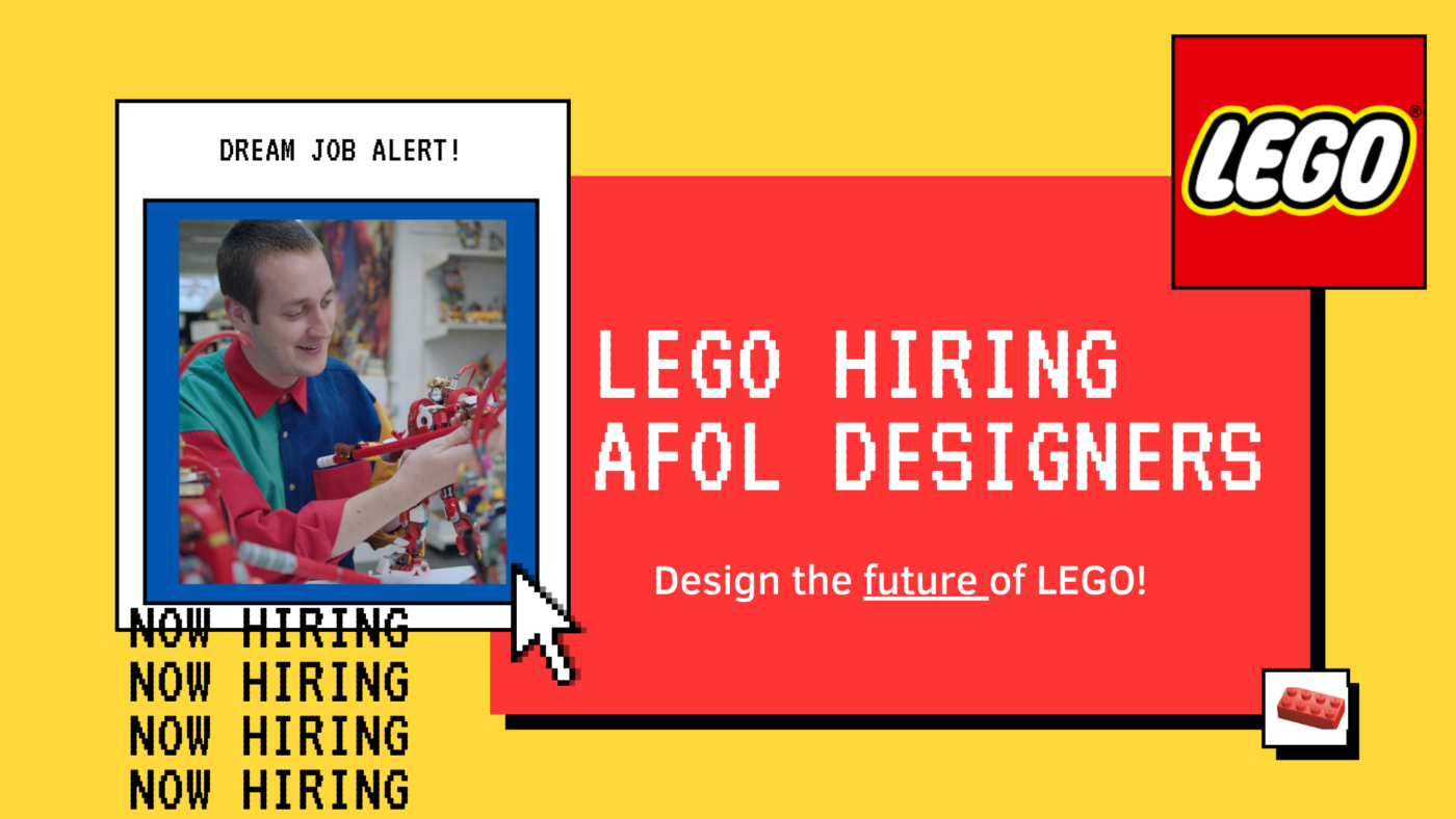 LEGO Product Designer Hiring September 2022