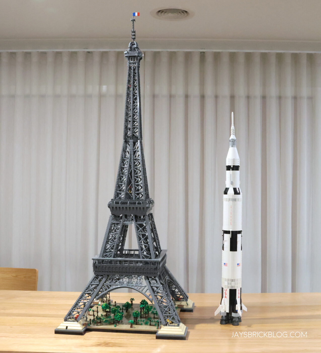 Eiffel Tower Height Comparison 