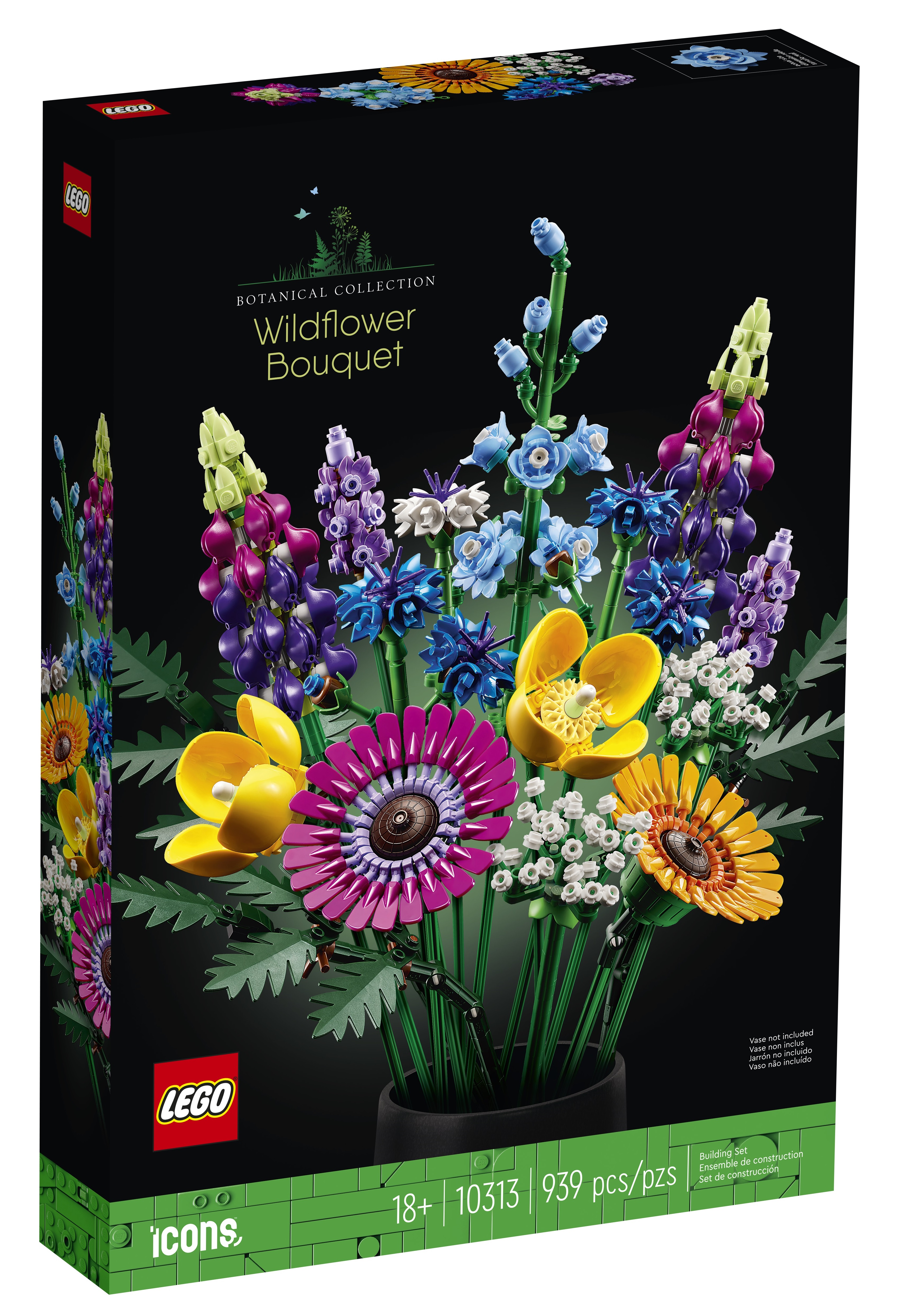 LEGO officially reveals 10313 Wildflower Bouquet and 10314 Dried