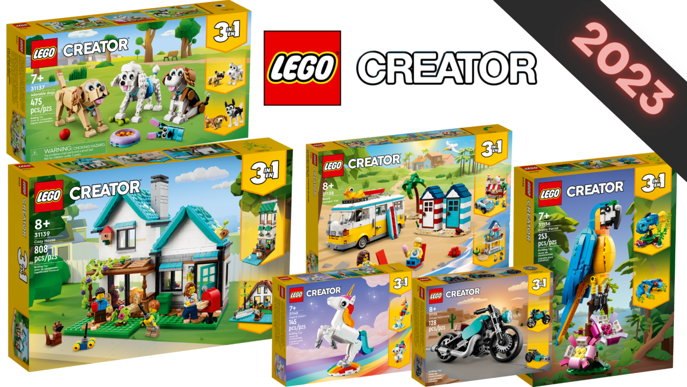 Better look at the March 2023! LEGO Creator 3-in-1 sets. Brick-built  animals galore! - Jay's Brick Blog