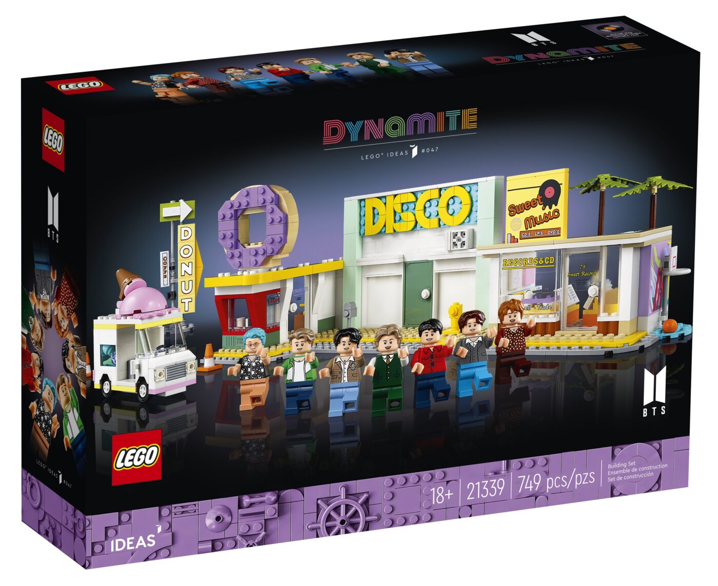 Check out the official LEGO 21339 BTS Dynamite set featuring the