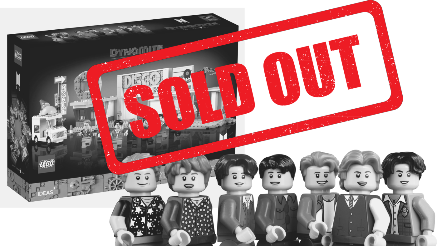 LEGO BTS Sold Out