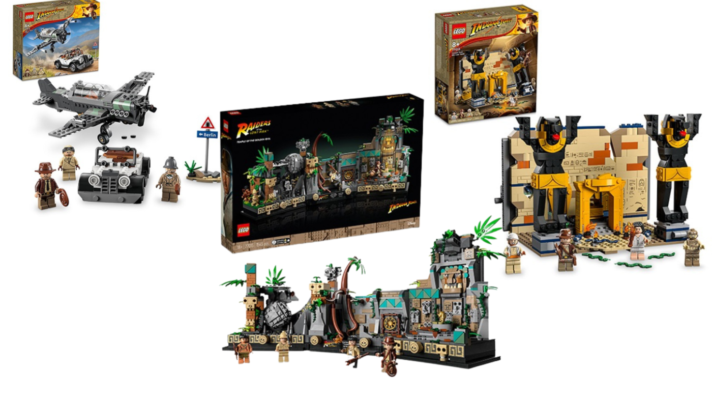 Three new LEGO Indiana Jones 2023 sets available now