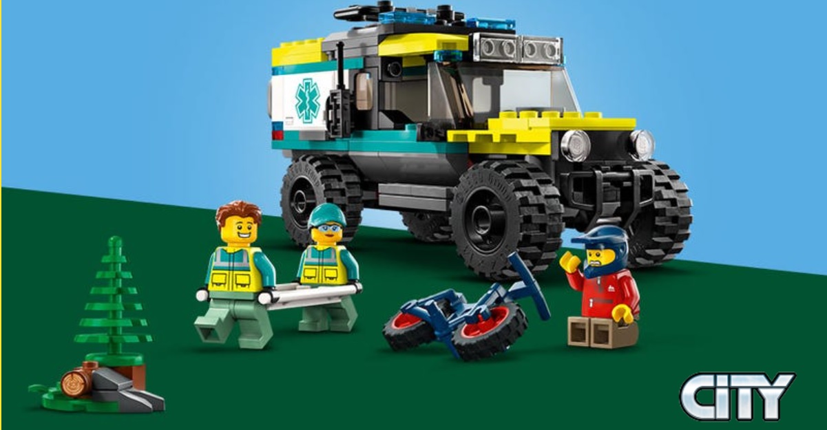 LEGO City 4x4 Off Road Ambulance Rescue GWP Banner