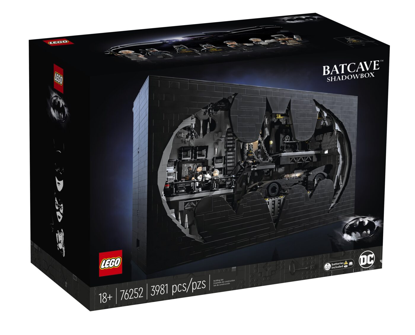 FIRST LOOK: $450 LEGO Batcave REVEALED (Batman Returns Batcave Shadowbox  Set 76252) 