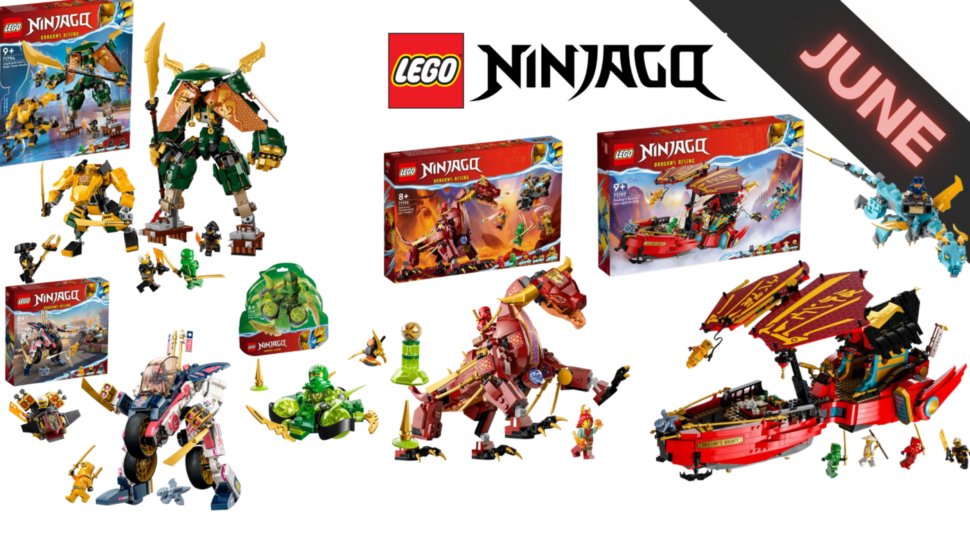 rive ned princip Temerity LEGO Ninjago Summer 2023 sets revealed in time for the new Dragons Rising  season! - Jay's Brick Blog