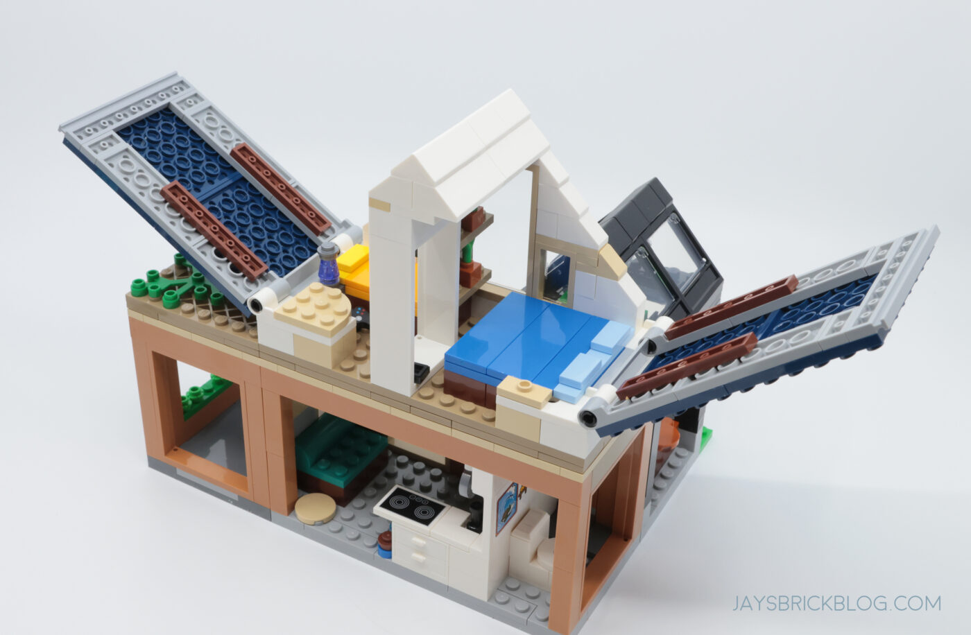 LEGO 60398 Family House and Electric Car Open Roof