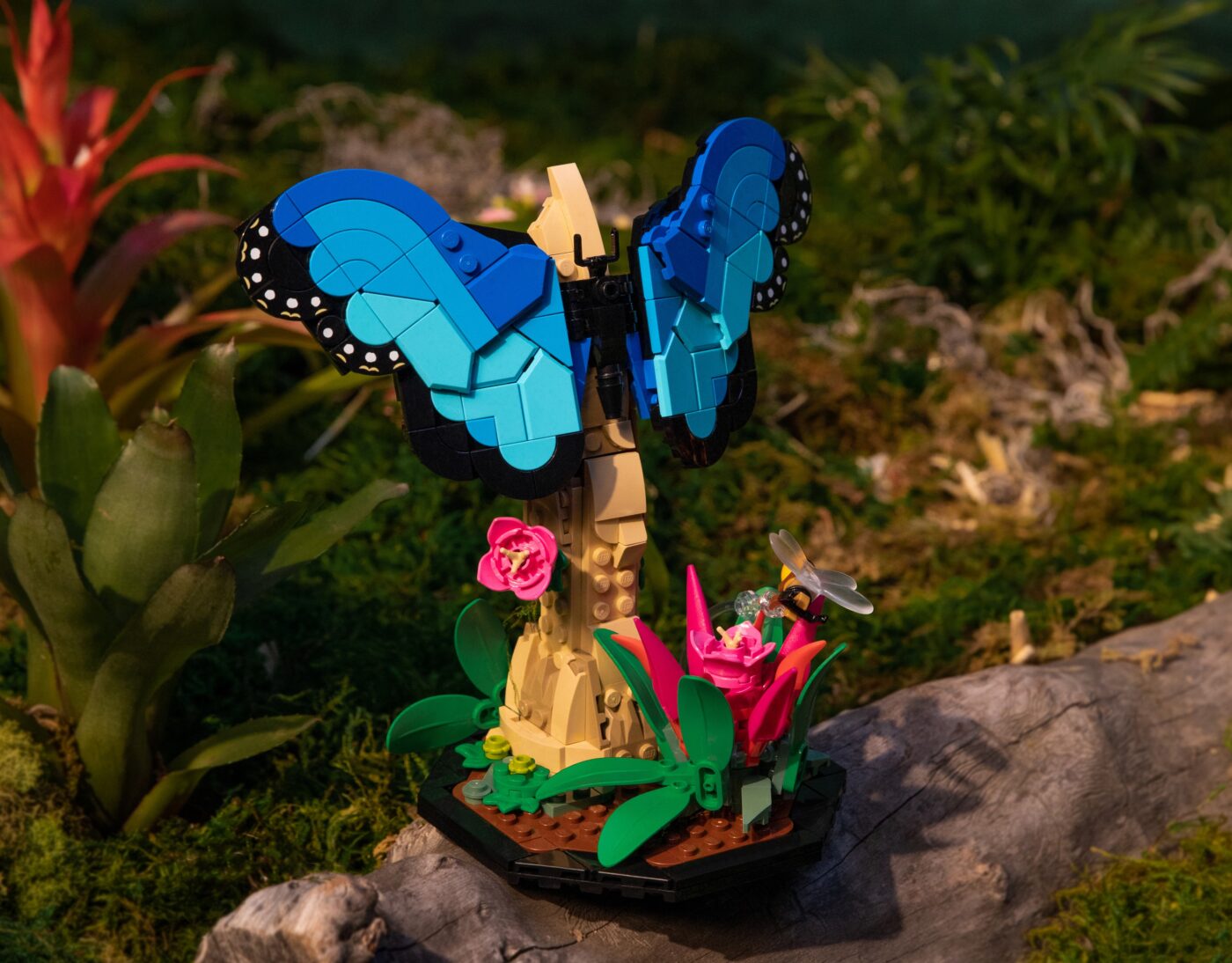 21342 LEGO Insect Collection Blue Morpho Butterfly Photo Shoot