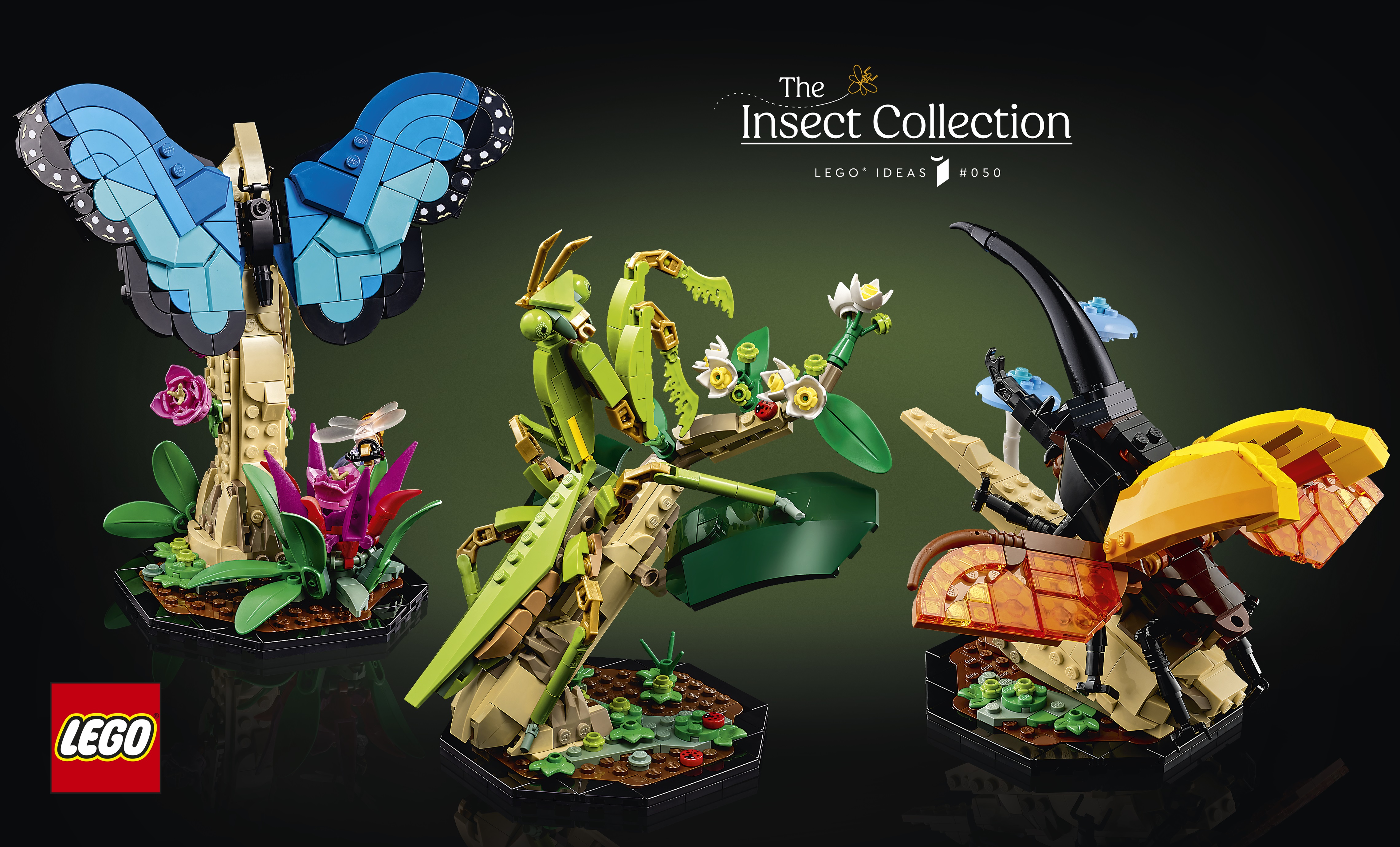 LEGO Ideas 21342 The Insects Collection detailed preview 