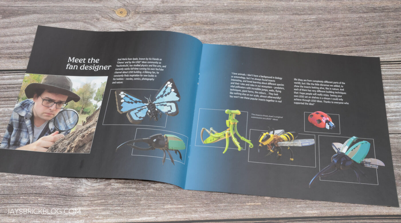 LEGO 21342 The Insect Collection Instruction Manuals 5
