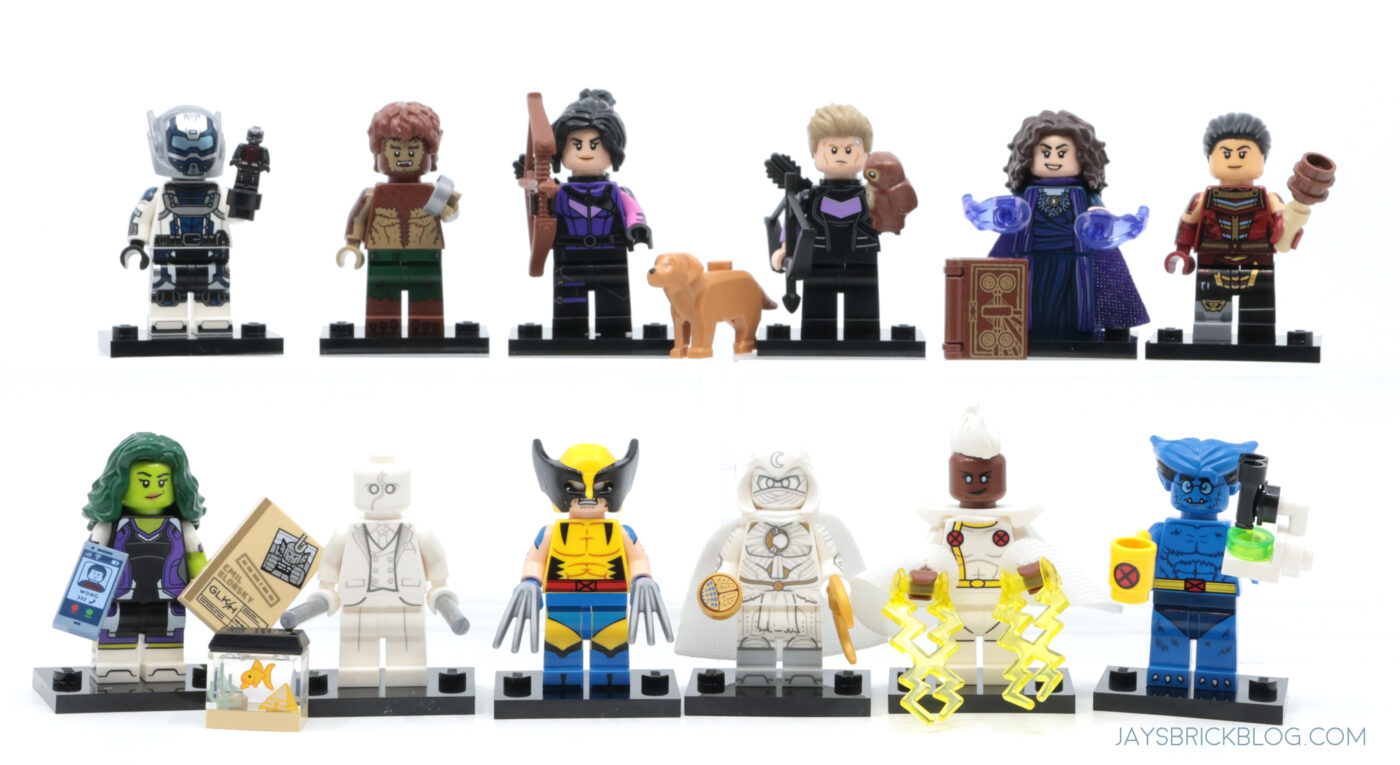 LEGO Marvel Minifigures Series 2 Weight Guide, and correcting other  identification myths - Jay's Brick Blog
