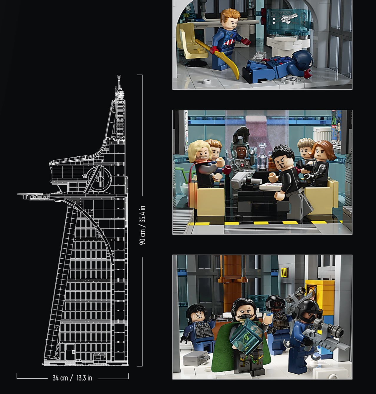 LEGOⓇ Marvel™ set review: 76269 Avengers Tower  New Elementary: LEGO®  parts, sets and techniques