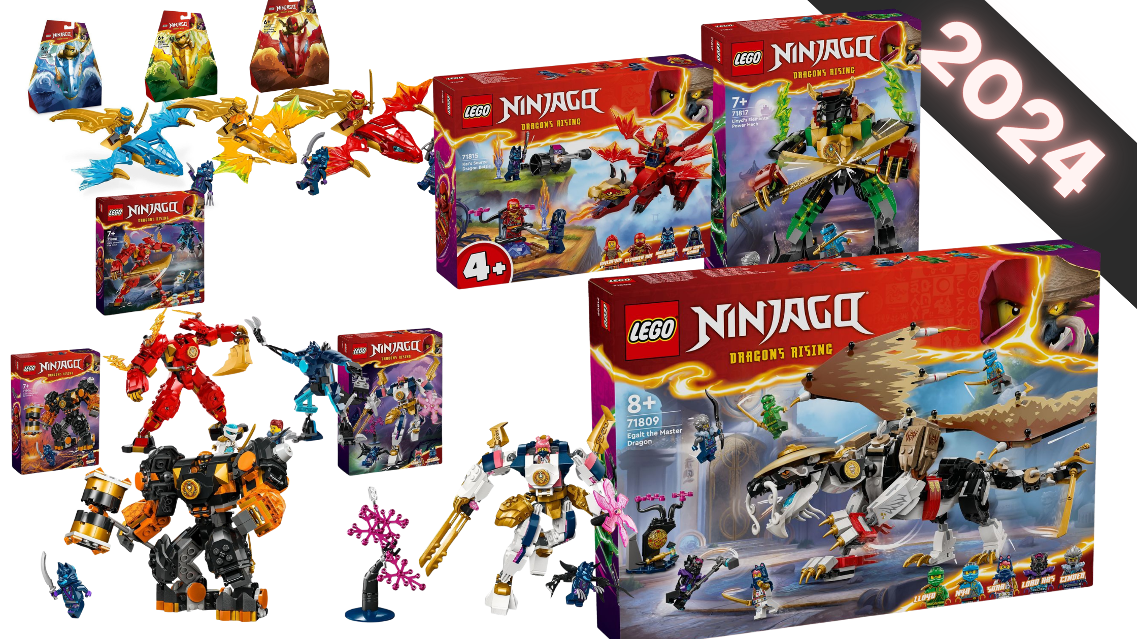  LEGO Ninjago Dragons Rising: Kai Minfigure with Dual